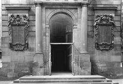 Paulskirche entrance in Frankfurt, 1963