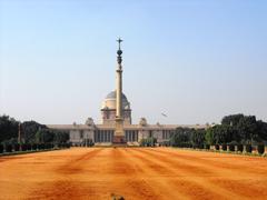 Rashtrapati Bhavan presidential palace in Delhi, India