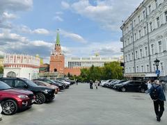 Kutafya Bridge Tower in Moscow, Russia