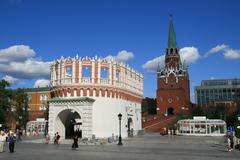 Kutafya Tower and Troitskaya Tower of the Kremlin