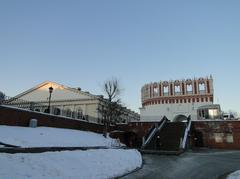 Kutafya Tower of the Moscow Kremlin in Alexandrovsky Garden