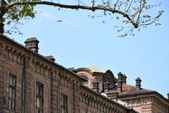 Palazzo Reale of Turin seen from the upper part of the Royal Gardens