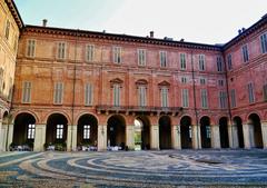 Inner Courtyard of the Royal Palace in Turin, Italy