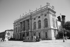 Palazzo Madama e Casaforte degli Acaja in Piazza Castello, Turin