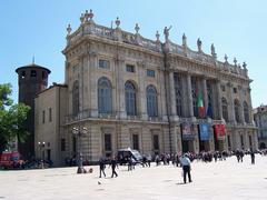 Torino Palazzo Madama with historical architecture