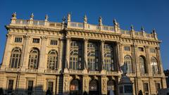 Palazzo Madama in Turin under late September light