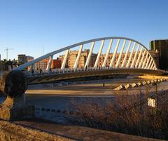 Pont de l'Albereda in València, Spain