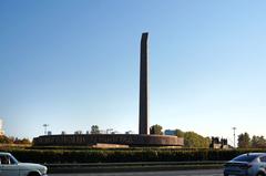 Monument to the heroic defenders of Leningrad in Russia