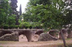 Remains of Roman circus in Toledo, Spain