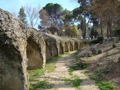 Ruins of the Roman Circus in Toledo, Spain