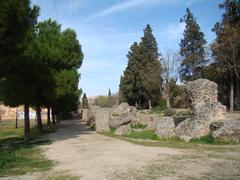 Ruins of the Roman Circus in Toledo, Spain