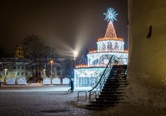 Vilnius Cathedral Square in December