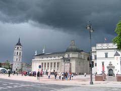 Cathedral Square in Vilnius