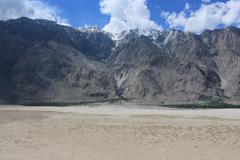 Snow-covered desert in Skardu