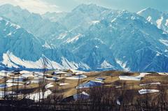 Katpana cold desert in winter, Skardu District, GB, Pakistan