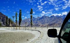 Passu Cones view from Katpana desert