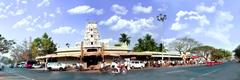 Panorama view of Eachanari Vinayakar Temple in Coimbatore