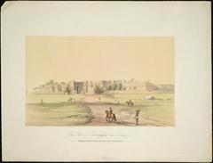 The Fort of Govindghur near Umritsir 1854 lithograph