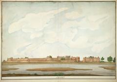 painting of Fort Gobindgarh in Amritsar circa 1825