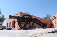 Zamzama cannon side view at Gobindgarh Fort, Amritsar