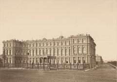 Nikolaevsky Palace in Saint Petersburg western facade