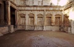 Interior of Temple of Diana in Nîmes, France