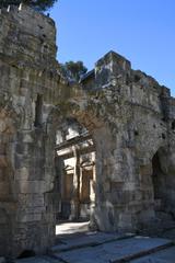 Nîmes Temple de Diane in Jardins De La Fontaine