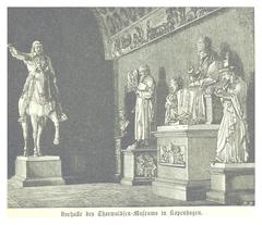 Vorhalle des Thorwaldsen Museums in Kopenhagen 1889