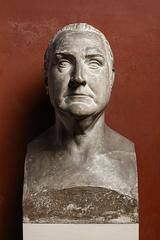 Plaster model bust of Edward Pellew by Bertel Thorvaldsen