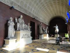 Interior view of Thorvaldsens Museum in Copenhagen