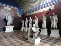 Interior of Thorvaldsens Museum showcasing sculptures by Bertel Thorvaldsen