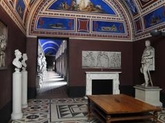 Interior view of Thorvaldsens Museum in Copenhagen