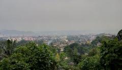 Assam Meghalaya Border panoramic view