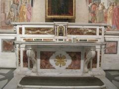 Cappella Brancacci altar