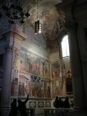 Cappella Brancacci frescoes with intricate religious art