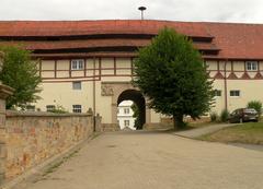 Entrance of Schloss Henneckenrode Wirtschaftshof