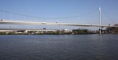 Amsterdam bridge with bicycles on a sunny day