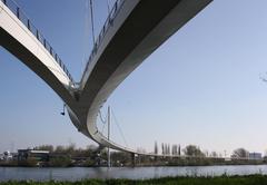 Amsterdam bridge with cycle path to Naarden