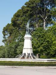 Fuente del Ángel Caído in El Retiro Park, Madrid