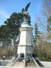 Fountain of the Fallen Angel in Retiro Park, Madrid