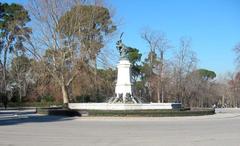 El Ángel Caído statue in Madrid