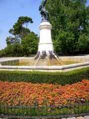 Parque del Buen Retiro Fuente del Ángel Caído Madrid