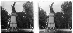 Fallen Angel at El Retiro, a sculpture by Josep Salvany i Blanch