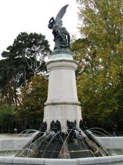 Fountain of the Fallen Angel in Parque del Buen Retiro, Madrid