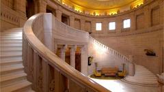 Grand Staircase at Ummaid Palace in Jodhpur