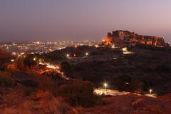 Jodhpur city view with Mehrangarh Fort