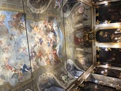 Baroque ceiling fresco in the Cappella dei Mercanti, Torino