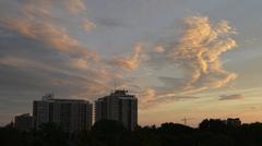 Clouds over Civic Centre in Kitchener