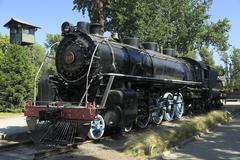 Alco-built steam locomotive from 1940 in Parque Quinta Normal