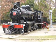 1907 German steam locomotive by A. Borsig at the Railway Museum in Santiago, Chile